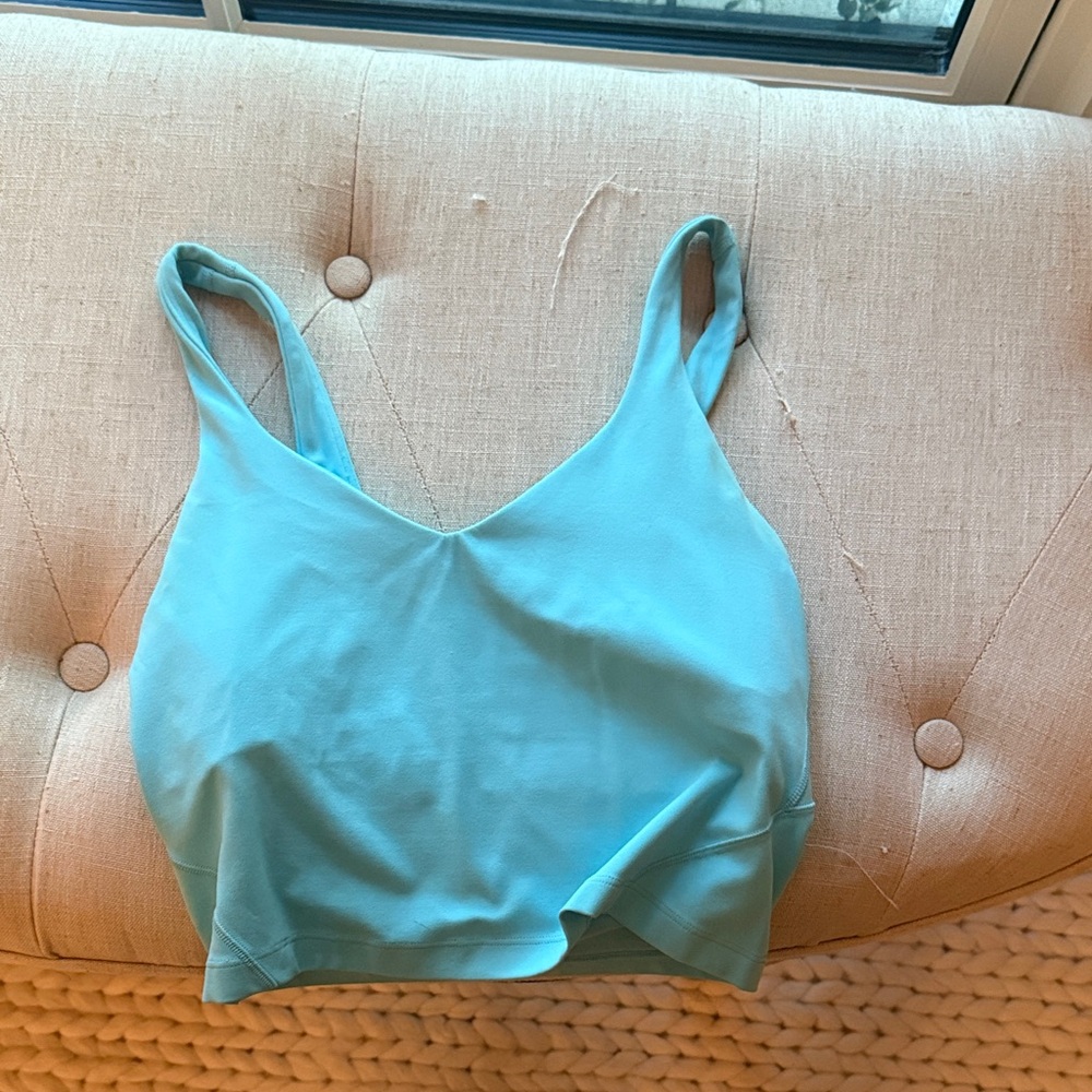 lululemon athletica Light Blue Tank Top